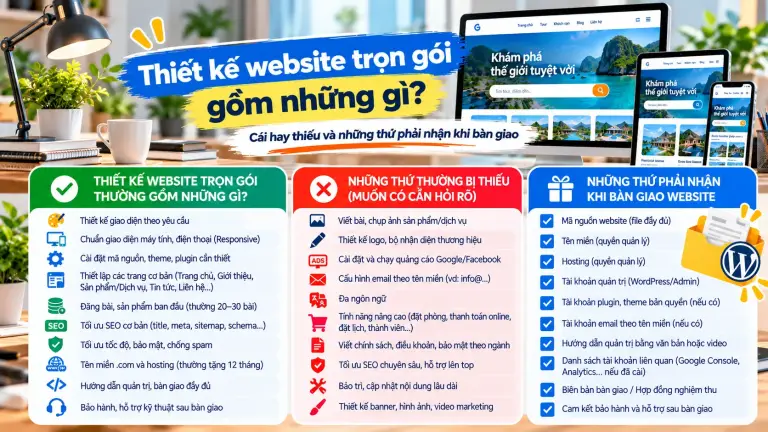 Thiết kế website trọn gói gồm những gì - Cái hay thiếu và những thứ phải nhận khi bàn giao (1)